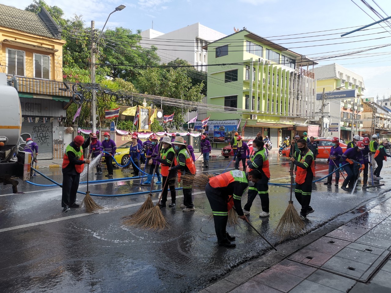 Big Cleaning Day ถนนสามเสน